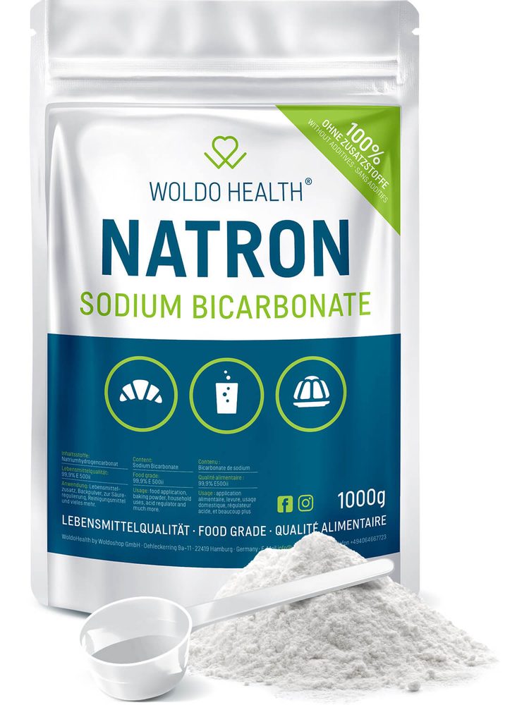 Szódabikarbóna - nátrium-hidrogénkarbonát - 1 kg - WoldoHealth®