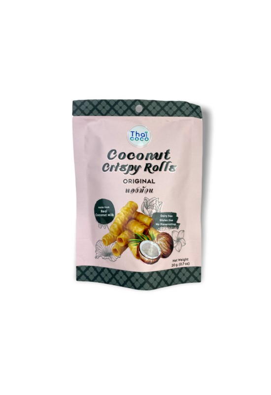 Thai Coco kókusztekercsek natúr 20 g