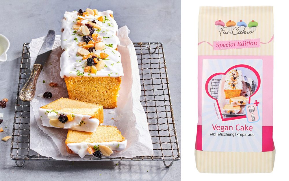 Vegán torta keverék - könnyű piskóta - 400 g - FunCakes