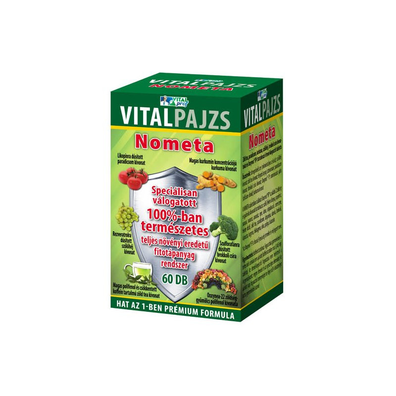 Vitalpajzs nometa tabletta 60 db