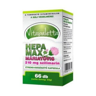 Vitapaletta hepa max máriatövis kapszula 210 mg szilimarin 66 db