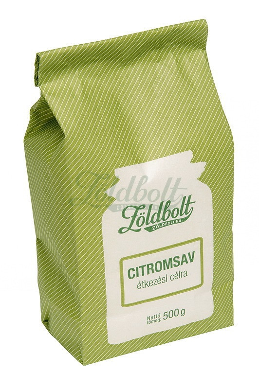 Zöldbolt citromsav étkezési célra 500 g
