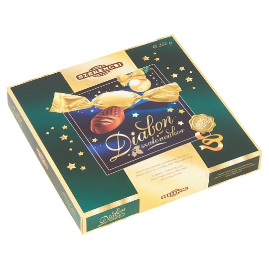 Diabon szaloncukor fruktózos mandulakrémmel töltött tejcsoki 250 g