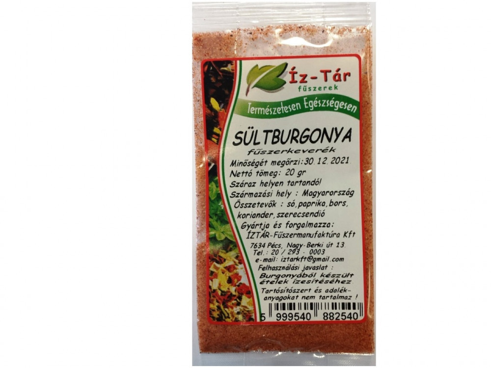 Íz-Tár fűszerkeverék sültburgonya 20 g