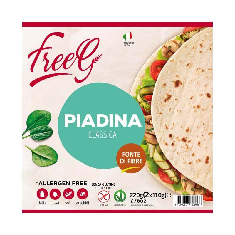 PIADINA CLASSICA 220G GM.