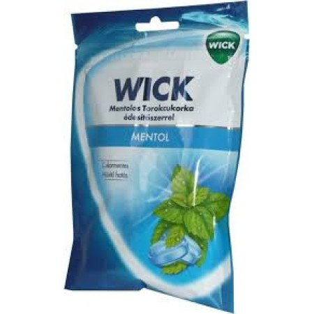 Wick mentolos torokcukor édesítőszer 72 g