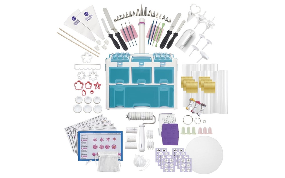 Wilton Ultimate Decorating Set - szervező 263 darab édesipari eszköz és eszköz segítségével - Wilton