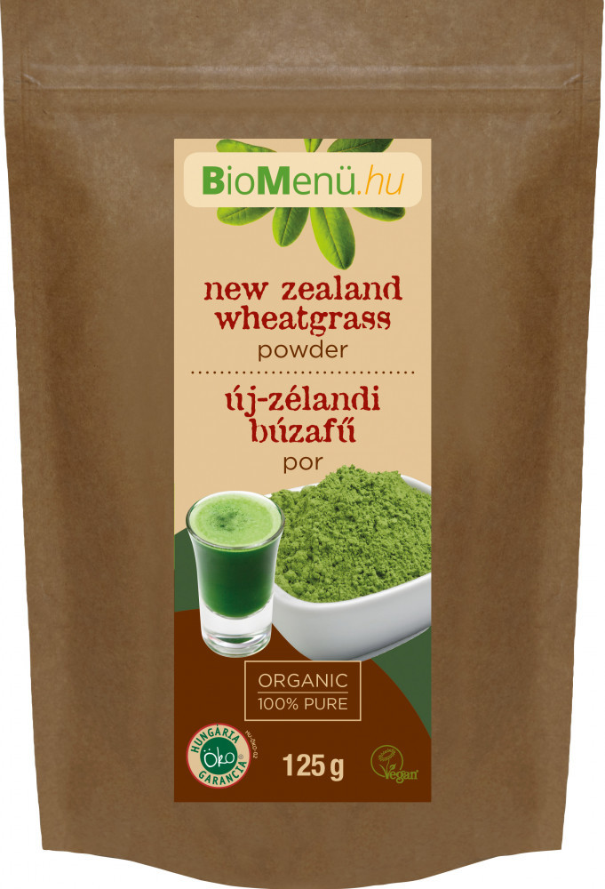 BioMenü BIO új-zélandi BÚZAFŰ por 125g