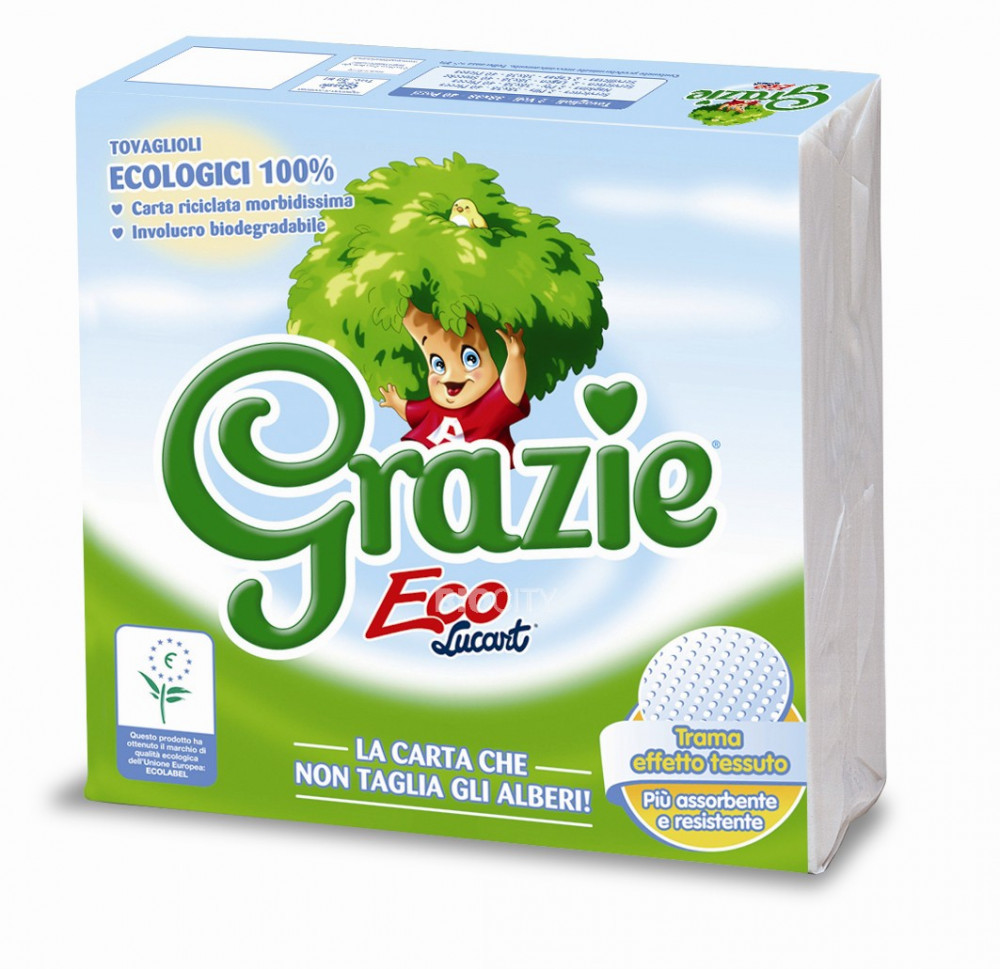 Grazie Natural simple öko szalvéta 200 db