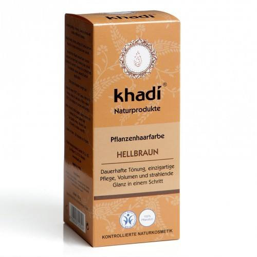 Khadi bio hajfesték por világosbarna 100 g