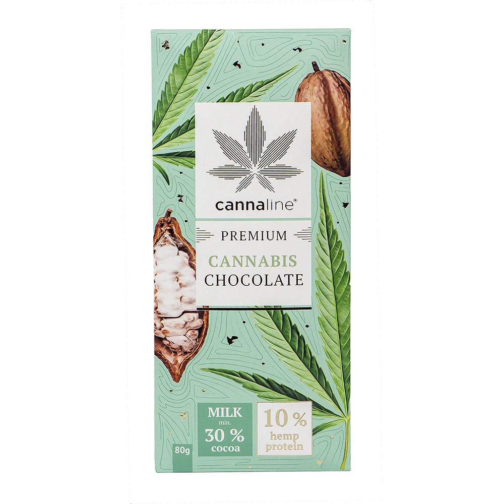 CANNALINE CANNABIS TEJCSOKOLÁDÉ 80G