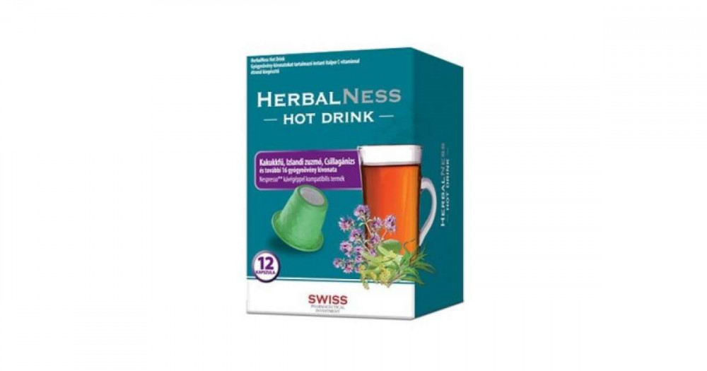 HerbalNess instant italpor c-vitaminnal kapszula 12 db