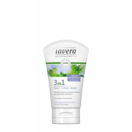 Lavera 3In1 Arct.+Radír+Maszk Zsíros Bőr 125 ml