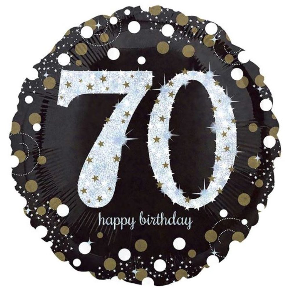Léggömb 70 éves - Boldog születésnapot - 43 cm - Amscan