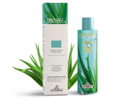 Specchiasol® Verattiva® Napozás utáni TUSFÜRDŐ - Segít a barnaság megőrzésében