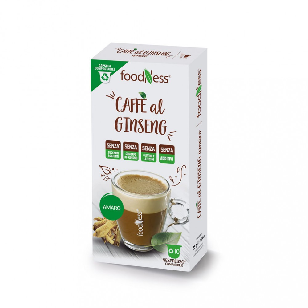 FOODNESS GINSENG AMARO NESPRESSO KOMPATIBILIS KÁVÉ KAPSZULA (10DB)
