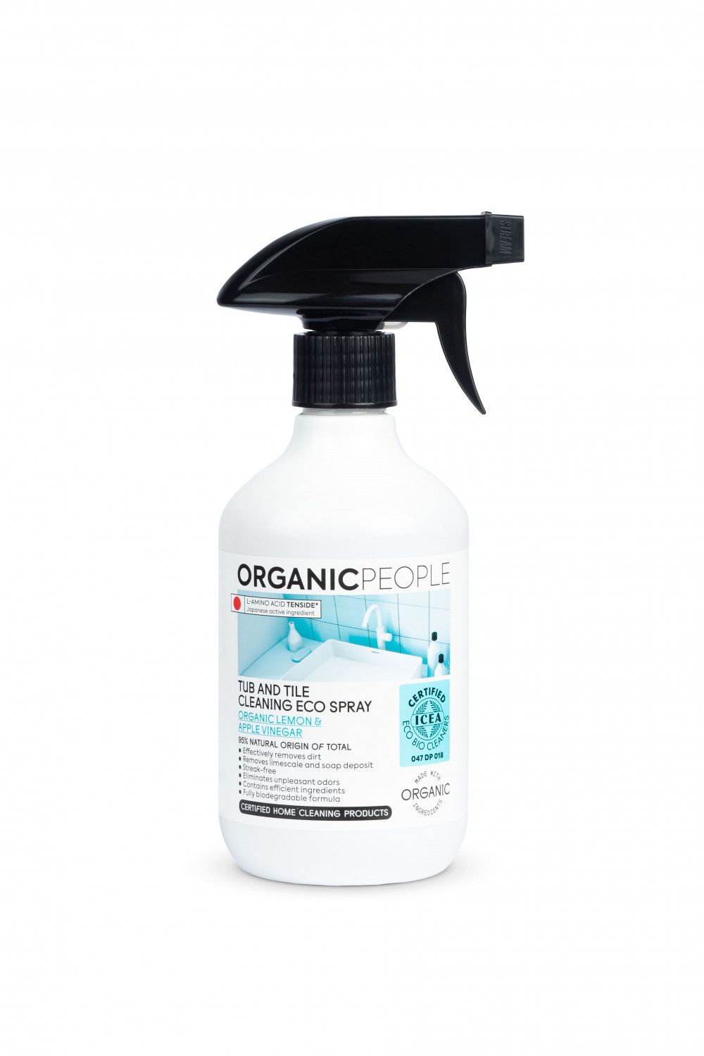 ORGANIC PEOPLE ÖKO KÁD- ÉS CSEMPETISZTÍTÓ SPRAY BIO CITROMMAL ÉS ALMAECETTEL