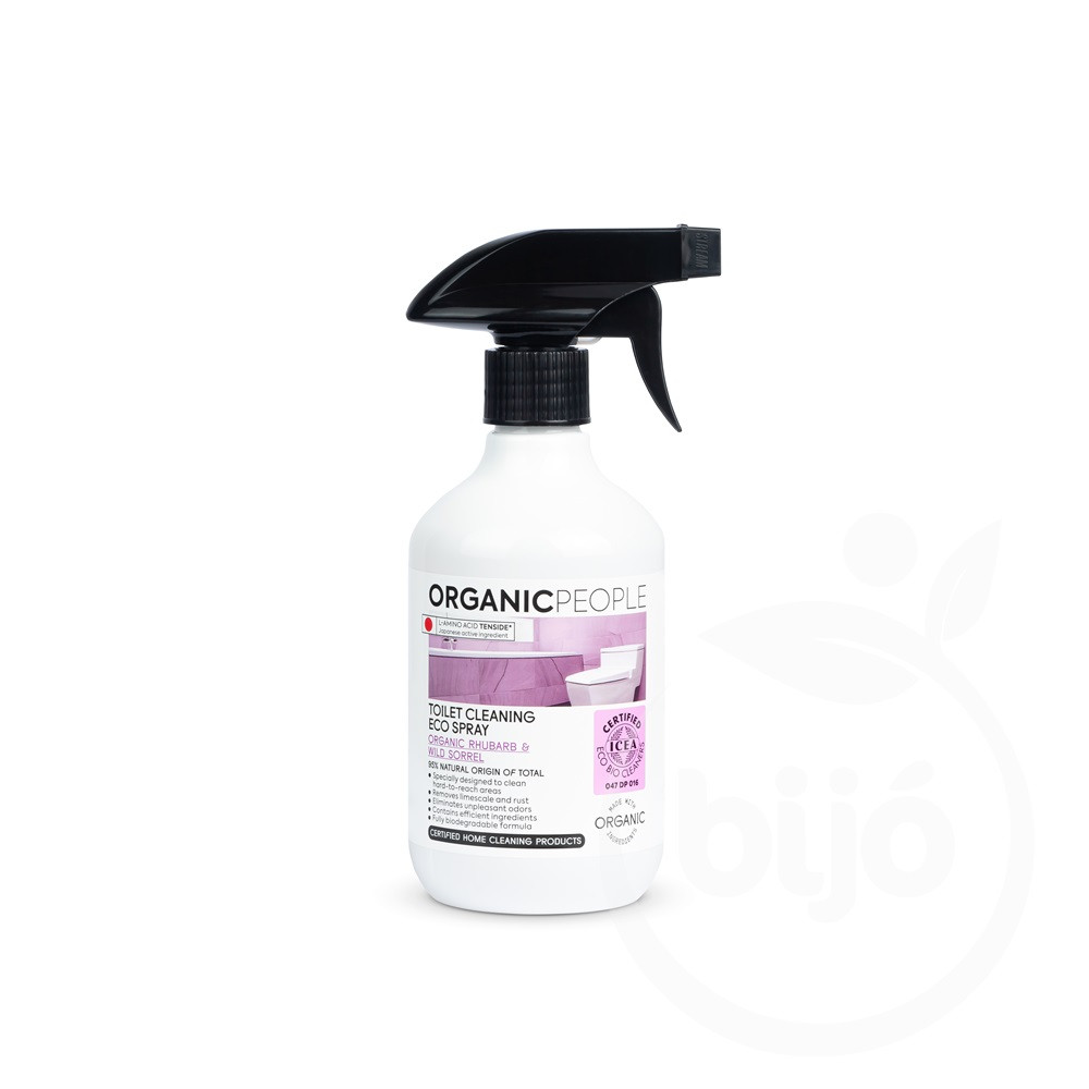 ORGANIC PEOPLE ÖKO WC TISZTÍTÓ SPRAY BIO REBARBARÁVAL ÉS VADSÓSKÁVAL 500 ML