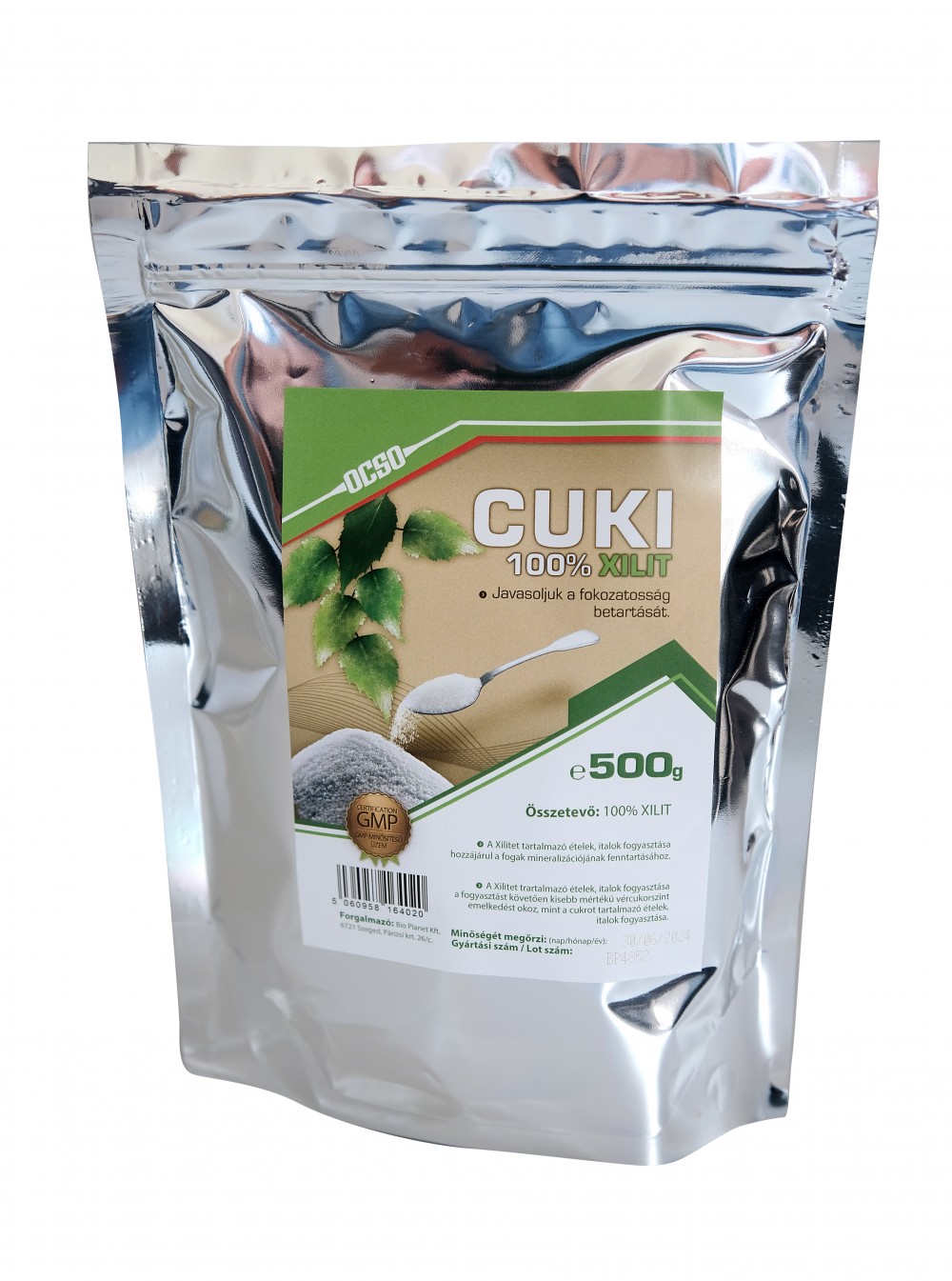 OCSO Xilit alapú édesítőszer 500g