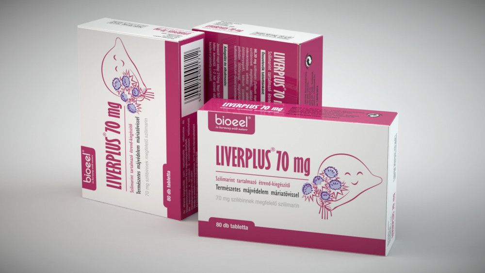 Bioeel liverplus 70mg máriatövis tabletta 80db