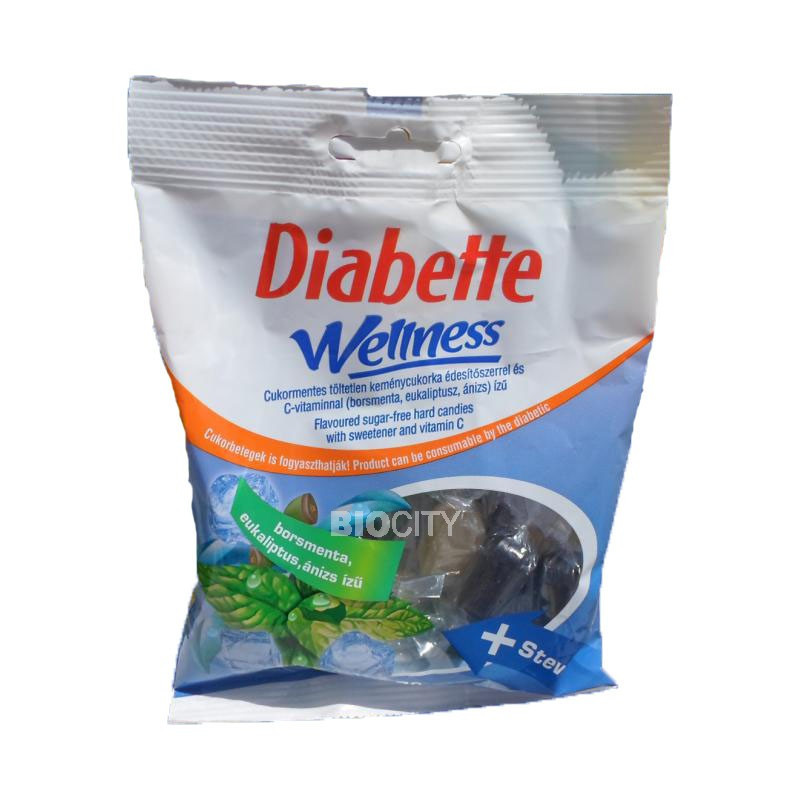 Dibette cukormentes vegyes mentolízű cukorka édesítőszerekkel 70g
