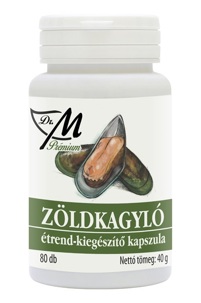 Dr.m prémium zöldkagyló kapszula 80db
