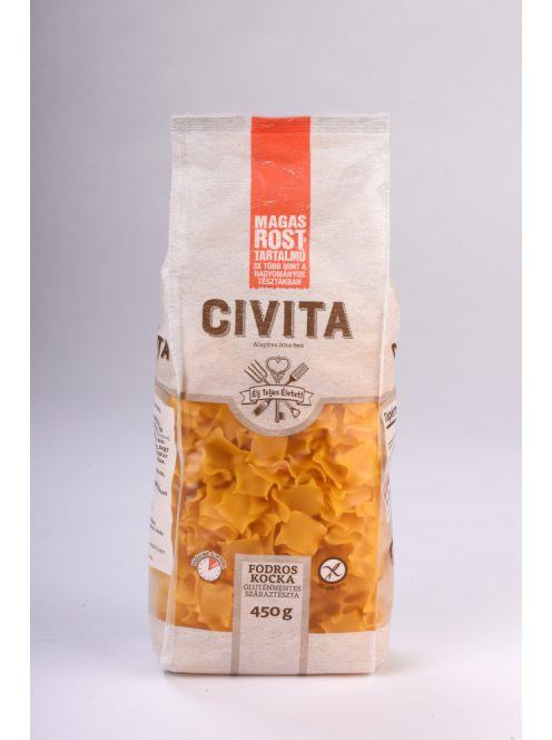 Gluténmentes civita kagyló magasrosttartalmú tészta 450g