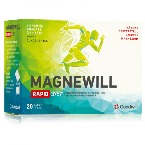 Goodwill magnewill rapid 375 mg étrend-kegészítő por 20db