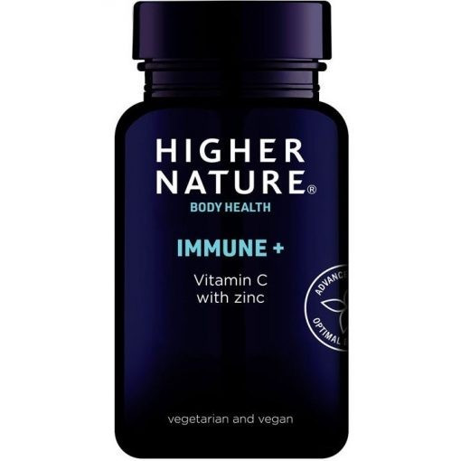 Higher nature immune+c-vitamin cinkkel 90db