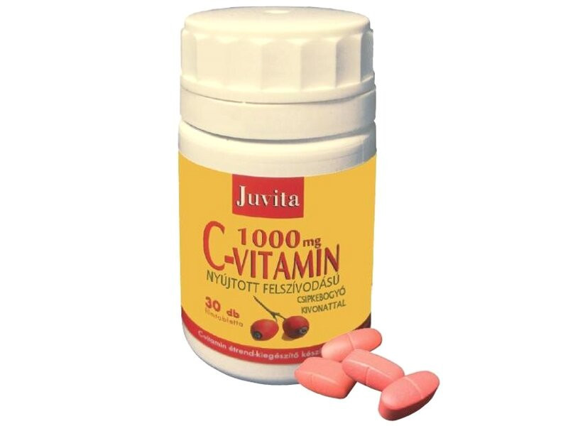 Jutavit c-vitamin 1000mg citrom ízű pezsgőtabletta 20db