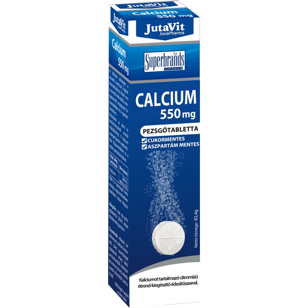 Jutavit calcium 550mg pezsgőtabletta 16db