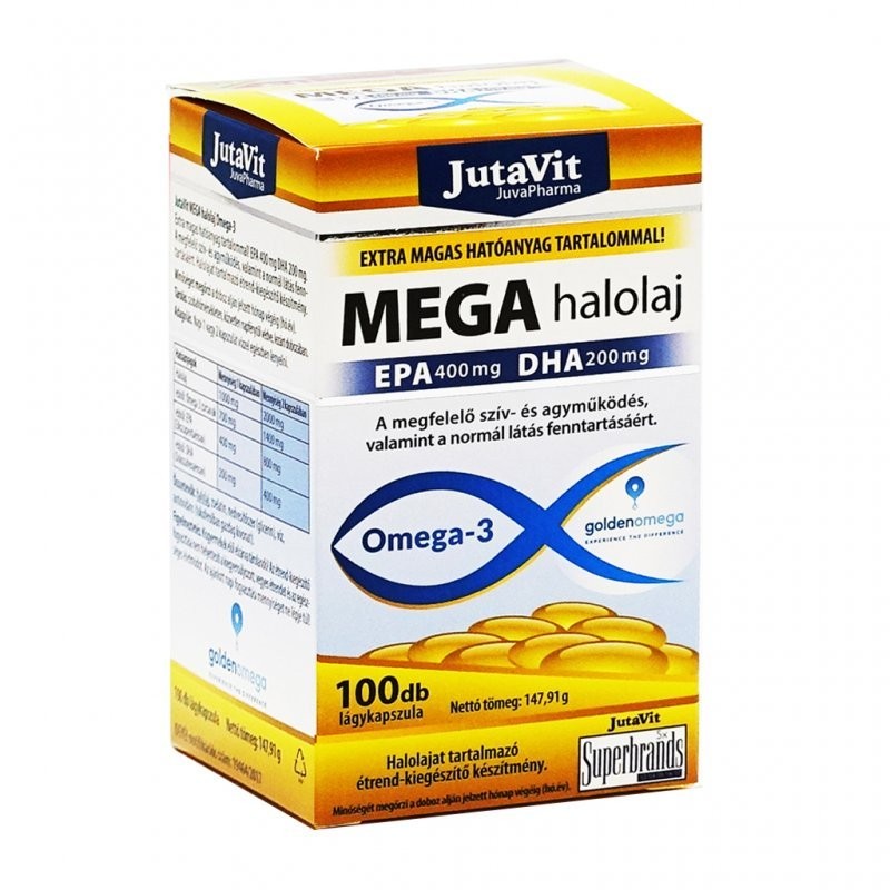 Jutavit omega-3-pro halolaj 1000mg kapszula 30db