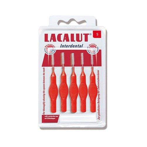 Lacalut interdental fogköztisztító s kefe védőkupakkal 5db