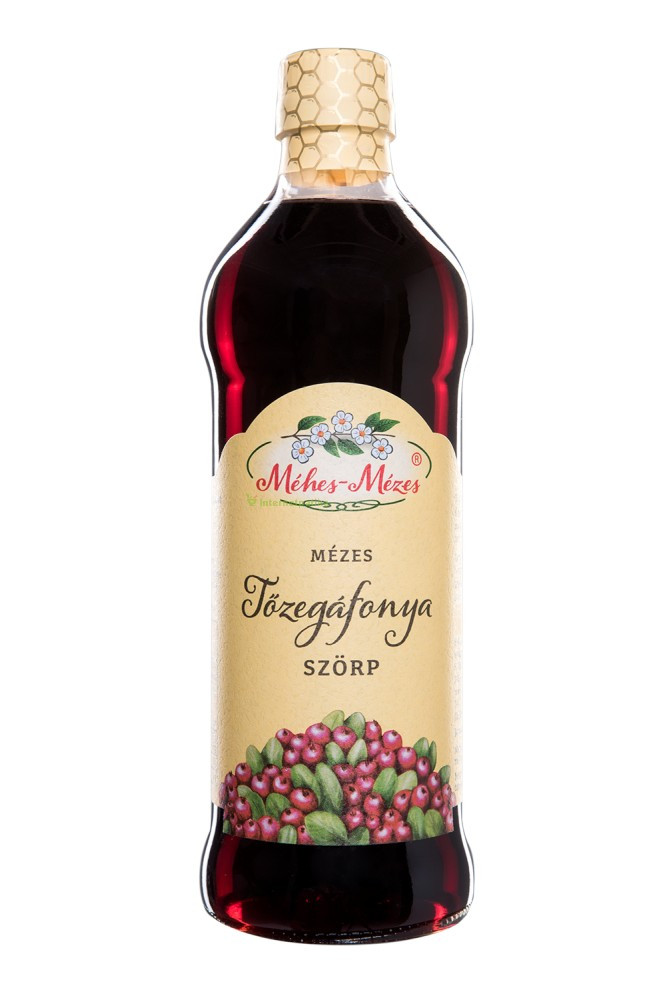 Méhes mézes szörp tőzegáfonya 500ml