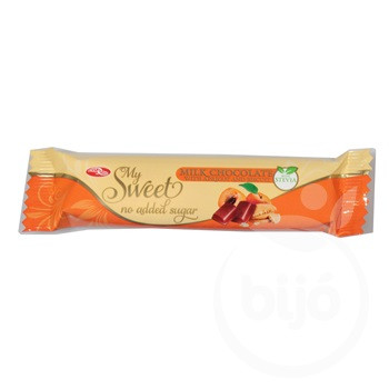 My sweet tejcsokoládé sárgabarack és keksz darabkákkal hozzáadott cukor nélkül 26g