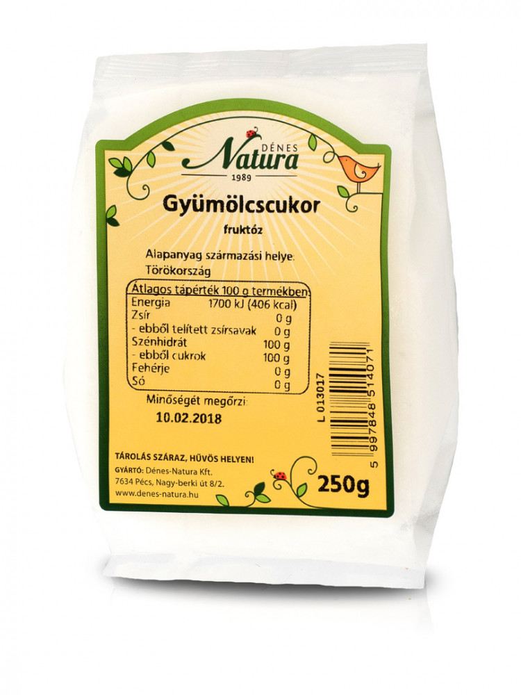 Natura gyümölcscukor 250g