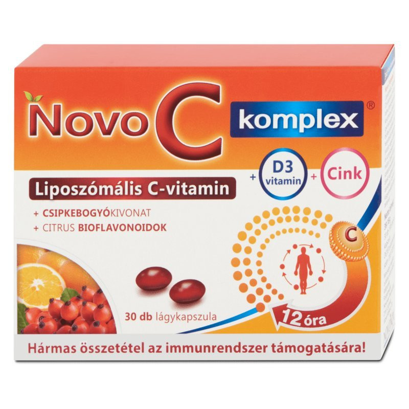 Novo c komplex c-vitamin d3+cink 30db