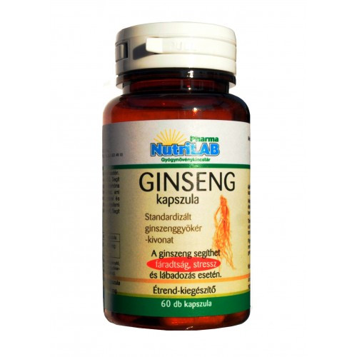 Nutrilab ginseng kapszula 60db