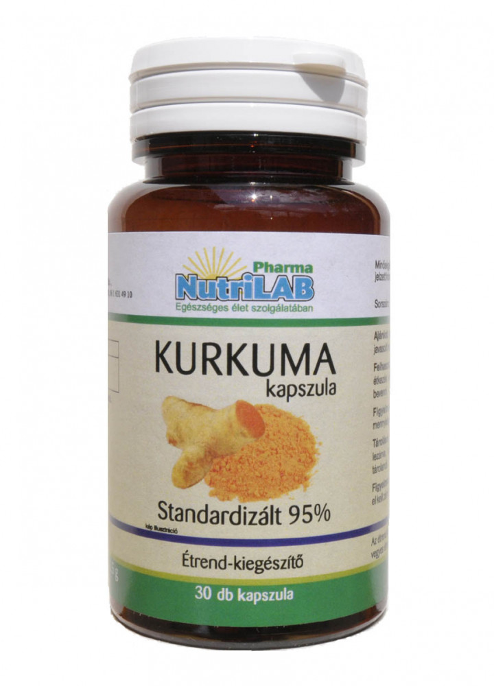 Nutrilab kurkuma kapszula 30db