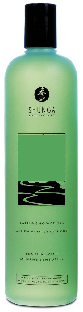 Shunga Bath & Shower - luxus fürdőgél - menta (500ml)