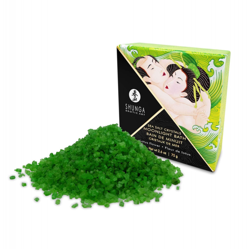 Shunga Lotus Flower - fürdőkristály holt tengeri ásványokkal (75g)