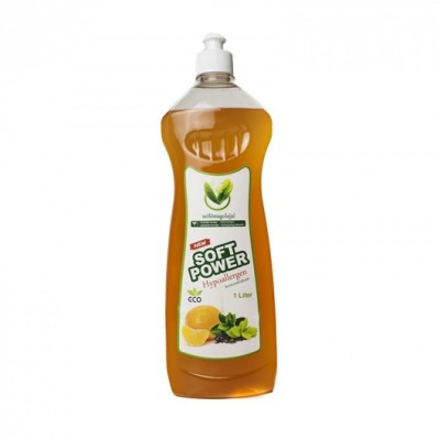 Soft power eco hypoallergén mosogatószer tea-mandarin illattal 1000ml