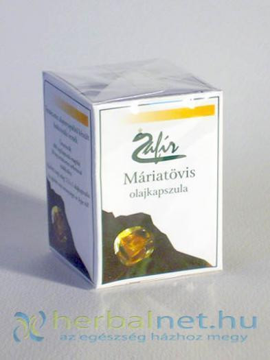 Zafír máriatövis olajkapszula 60db