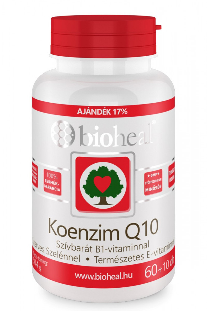 Bioheal koenzim q10 60mg szívbarát b1 vit.
