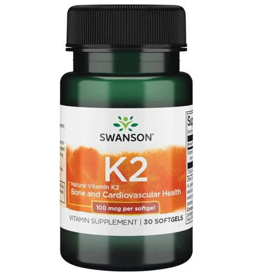 Swanson K2 VITAMIN 30 db 100 mcg