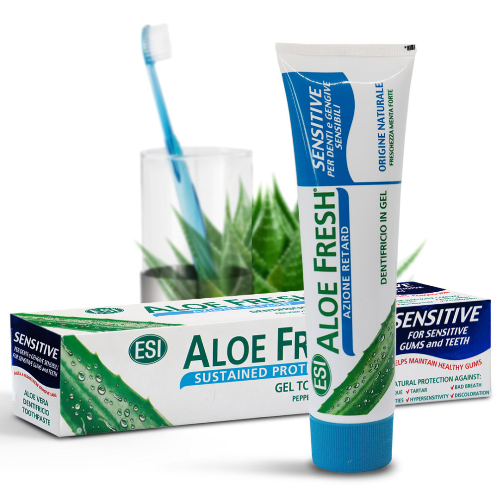 Natur Tanya® ESI Aloe Fresh® Sensitive FOGKRÉM – Fluoridmentes fogkrémgél