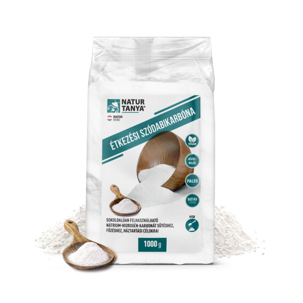 Natur Tanya® Étkezési Szódabikarbóna - Sokoldalúan felhasználható nátrium-hidrogén-karbonát sütéshez