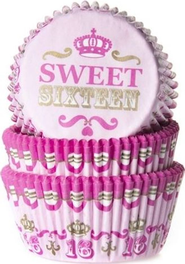 Süti sütemények Sweet Sixteen - 50 db - House of Marie