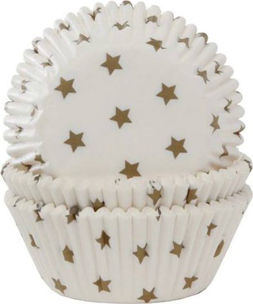 Muffin és cupcake csillagok papír süteményes süteményekhez - 50 db - House of Marie
