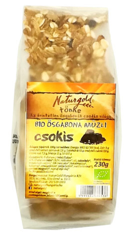 Naturgold Bio Müzli Ősgabona Csoki 230 g